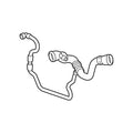 Lower Radiator Coolant Hose for BMW 340i, 340i xDrive, 440i (2016–2020)