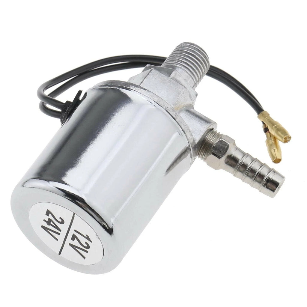 Chrome Plated Air-Horn Electric Solenoid Valve for Truck/VAN (12V/24V)
