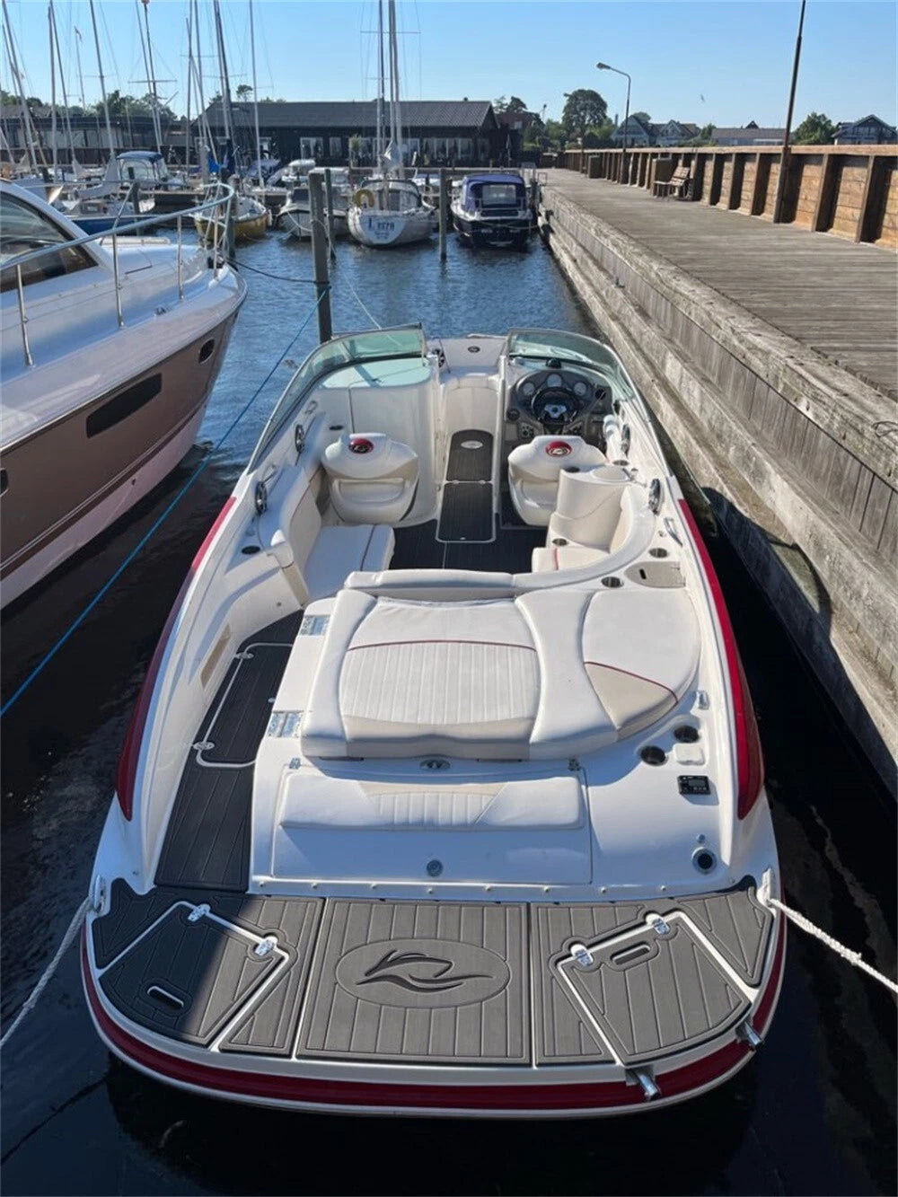 EVA Foam Teak Deck Flooring Mat for Rinker 246 Captiva BR (2010)