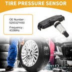 TPMS Tire Pressure Sensor for Kia Rio (2011–2017) No.529332Y450 433MHz