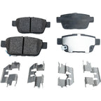 Disc Brake & Pad Kit for Honda Ridgeline (2006–2014) Cross-drilled