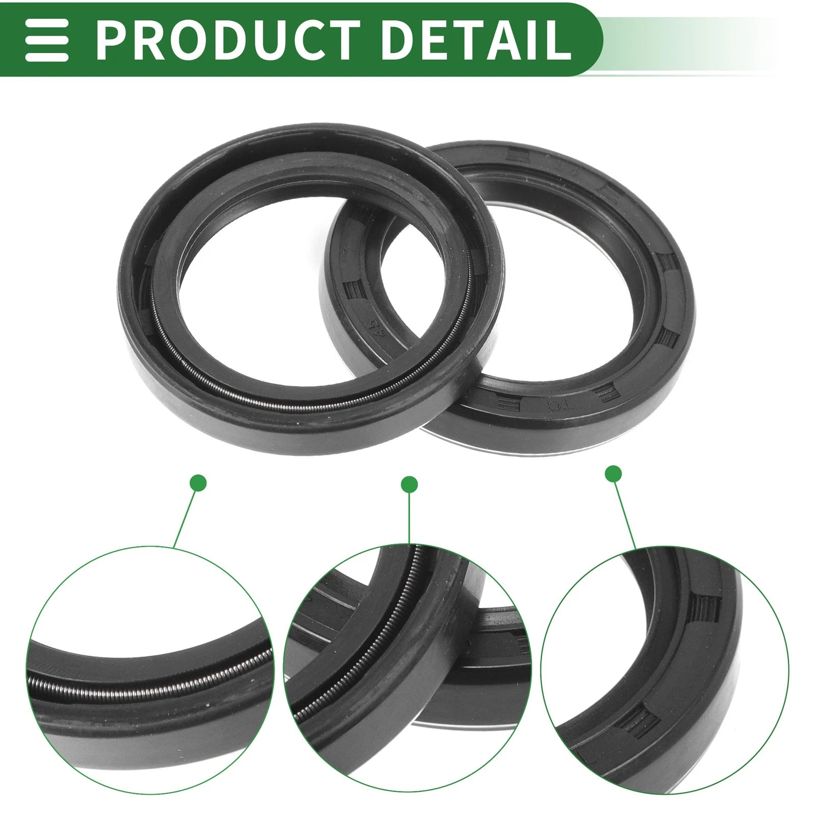Set of 5 Oil Seal Rotary Shaft Seal NBR Rubber 32x45x7mm