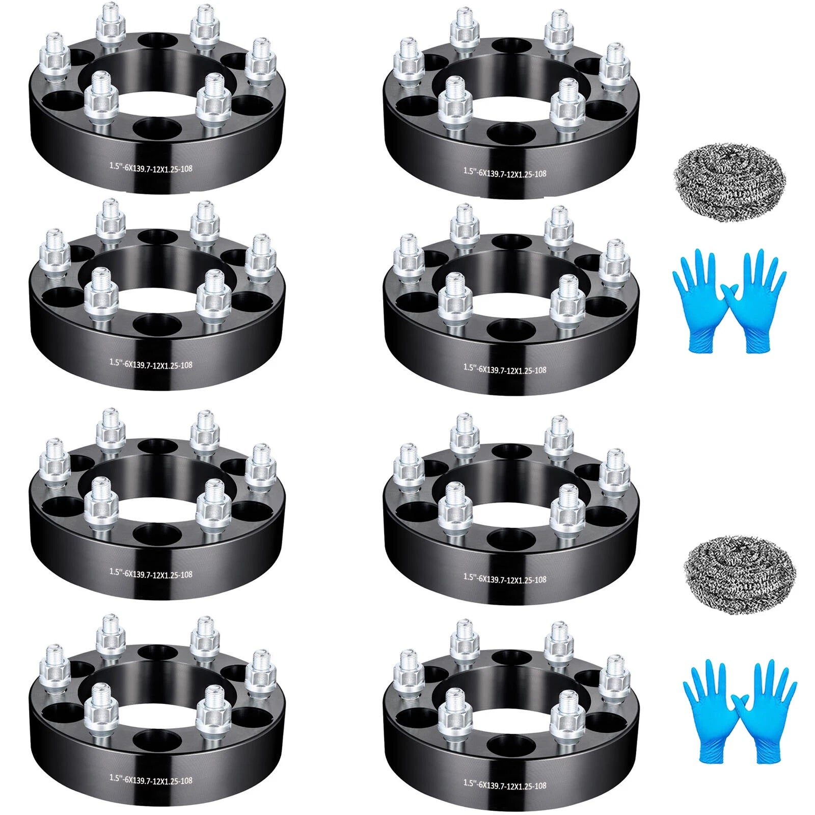 6x5.5 Wheel Spacers 1.5" for Nissan Pickup (1986–2022) Titan (2004–2024)