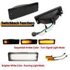 Front Bumper DRL Turn Signal Lamp for Nissan D21 Hardbody, Pathfinder