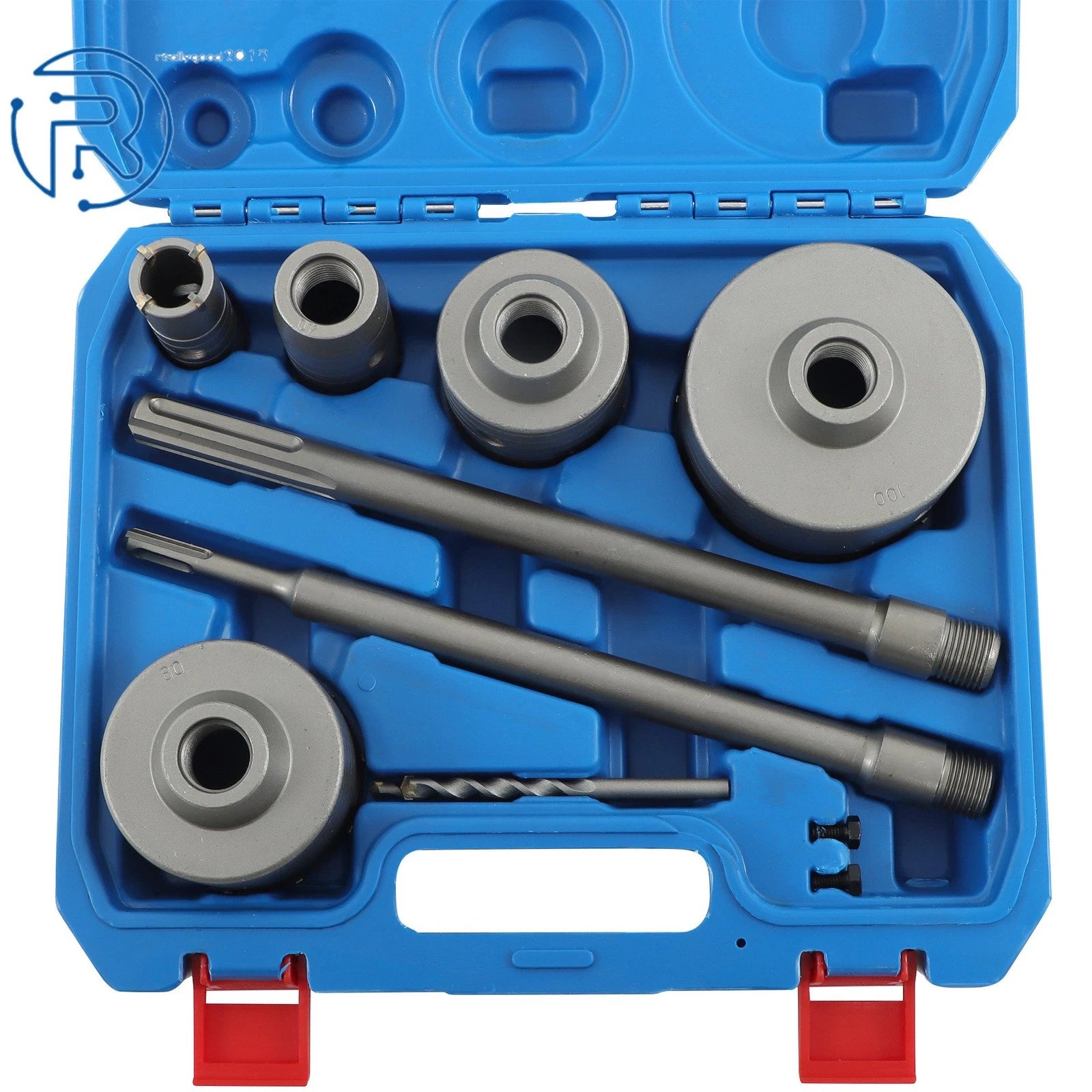 9PCS Carbide Hole Saw Kit for Masonry (30-100mm)