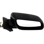 Power Mirror for Mitsubishi Lancer (2008–2014) Passenger Side Textured Black