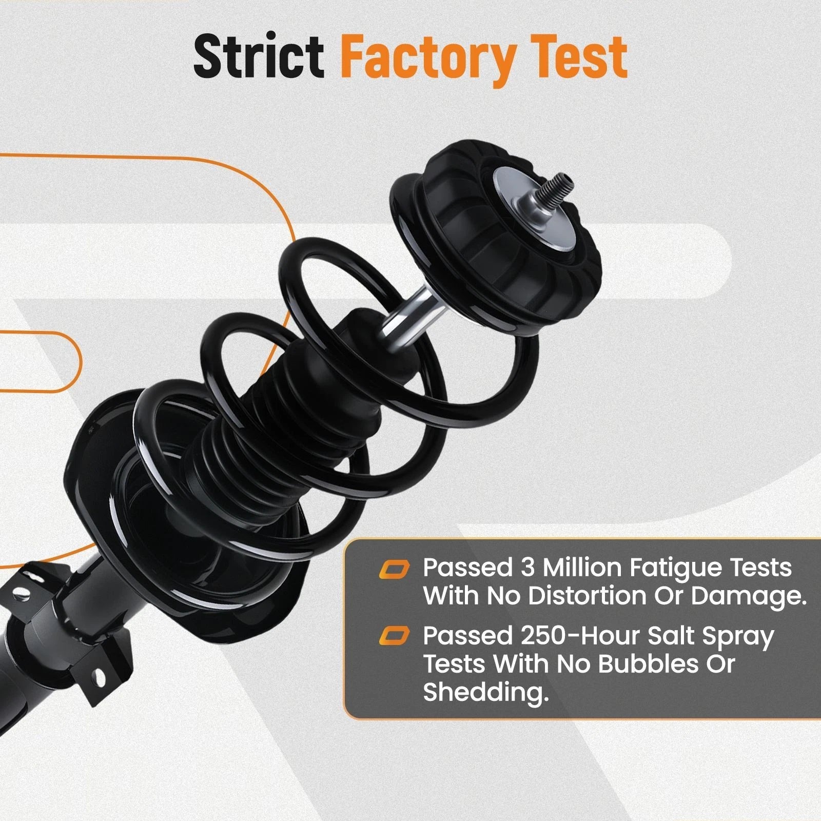 Set of 6 Struts, Shocks & Sway Bars for Cadillac SRX (2010-2016)