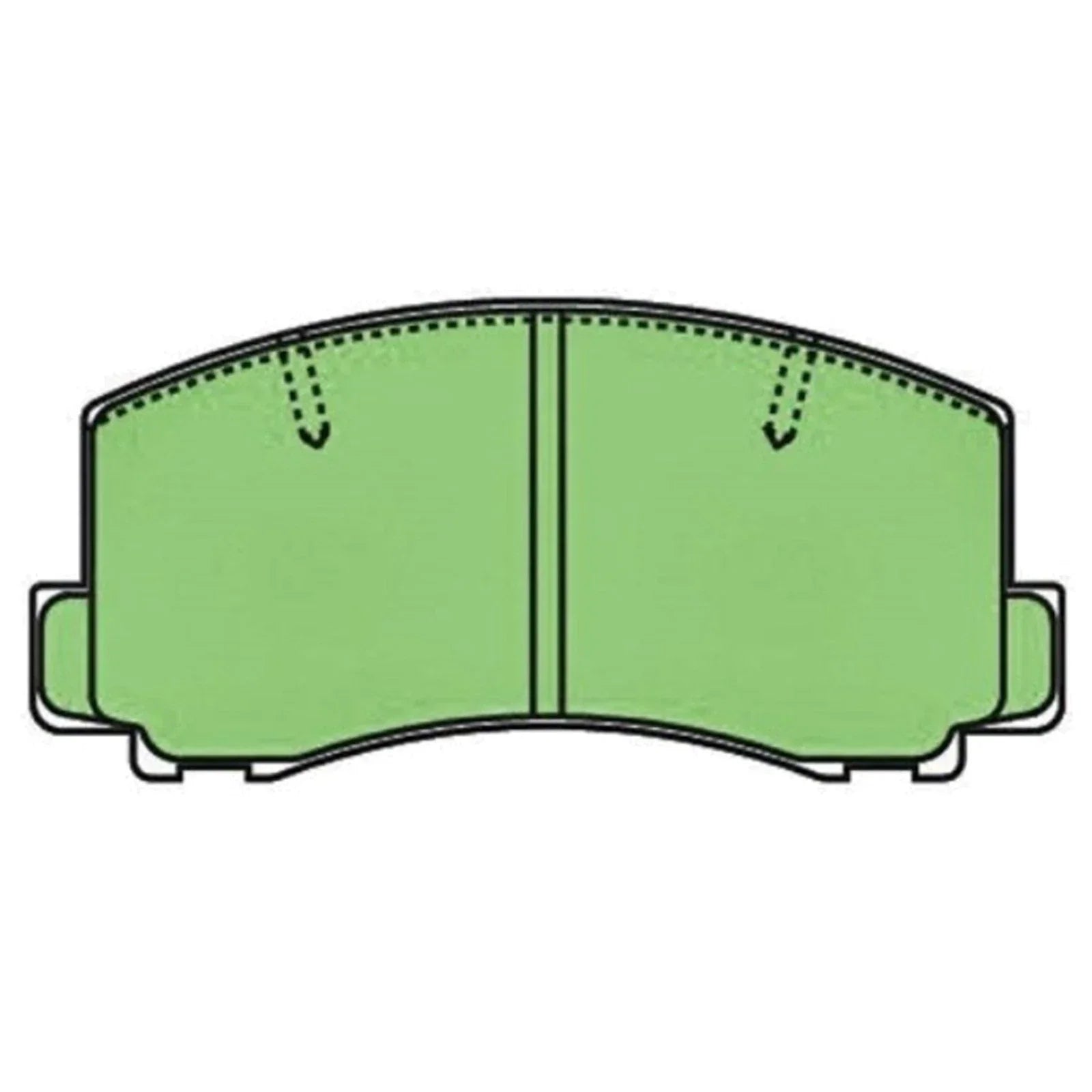 Front Disc Pad Set 1.4L-1.6L for Mitsubishi Colt RB RC RD RE (1982-1990)