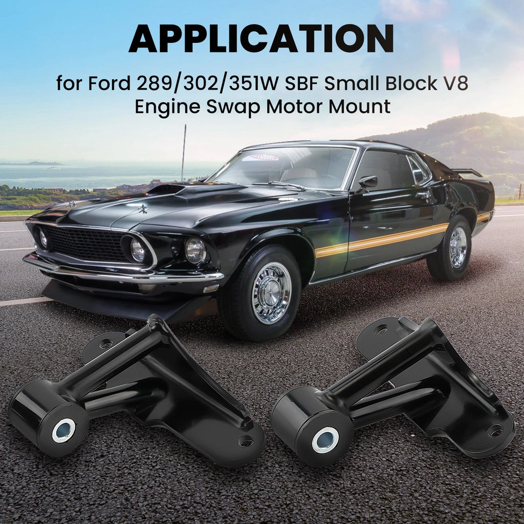 Engine Swap Weld-In Motor Mount Kit for Ford Small Block (289–351W)