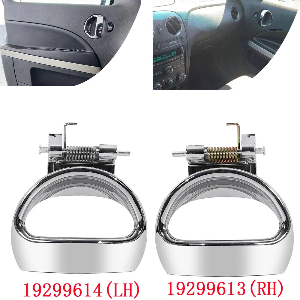 Set of 2 Chrome Door Handles for HHR (2006–2011)