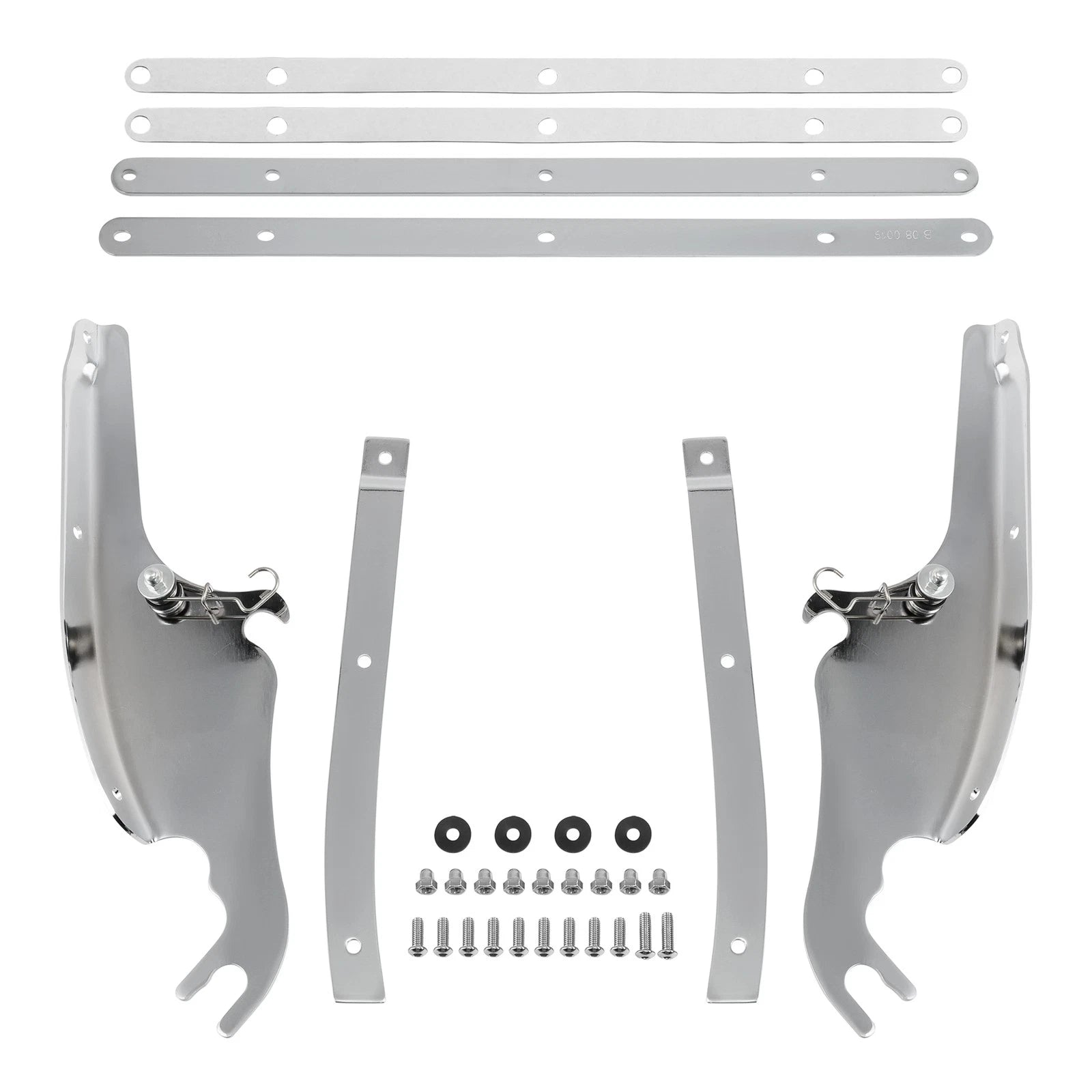 Chrome Windshield Mount Bracket for Harley Heritage Softail (2016–2023)