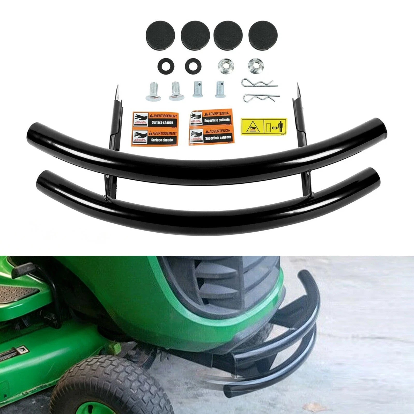 2X Front Bumper Guard for John Deere 100 Series