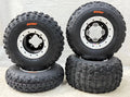 Set of 4 DWT G3 Beadlock Wheels & XC Sunf A035 Tires for Yamaha YFZ450 Banshee (2004–2023)