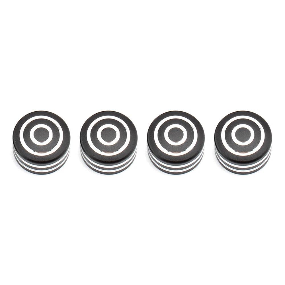 4X Billet Aluminum Head Bolt Cover Cap for Triumph T120 Thruxton Scrambler (2016–2023)