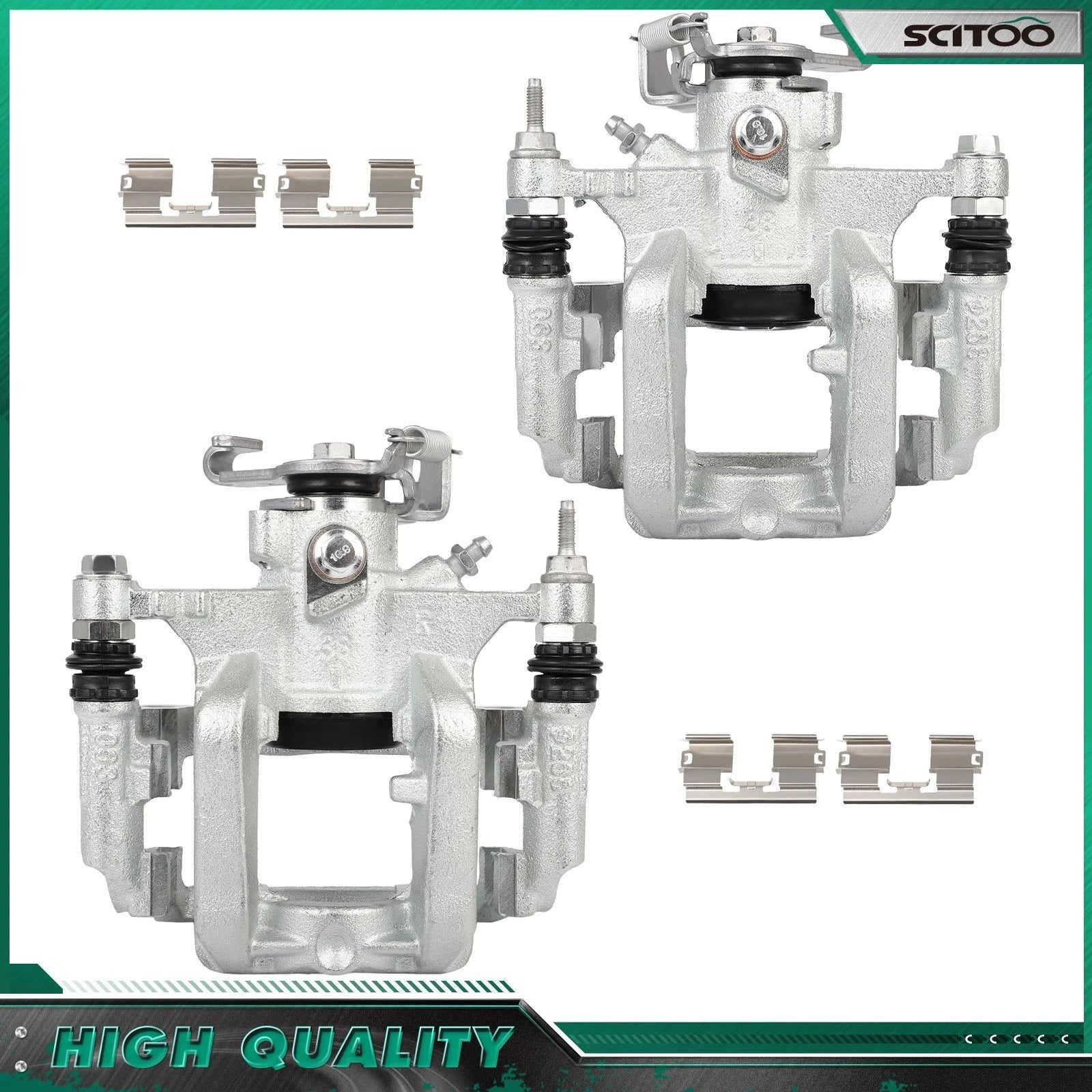 Rear Brake Calipers w/ Bracket for Chevrolet Cruze (2011–2015)