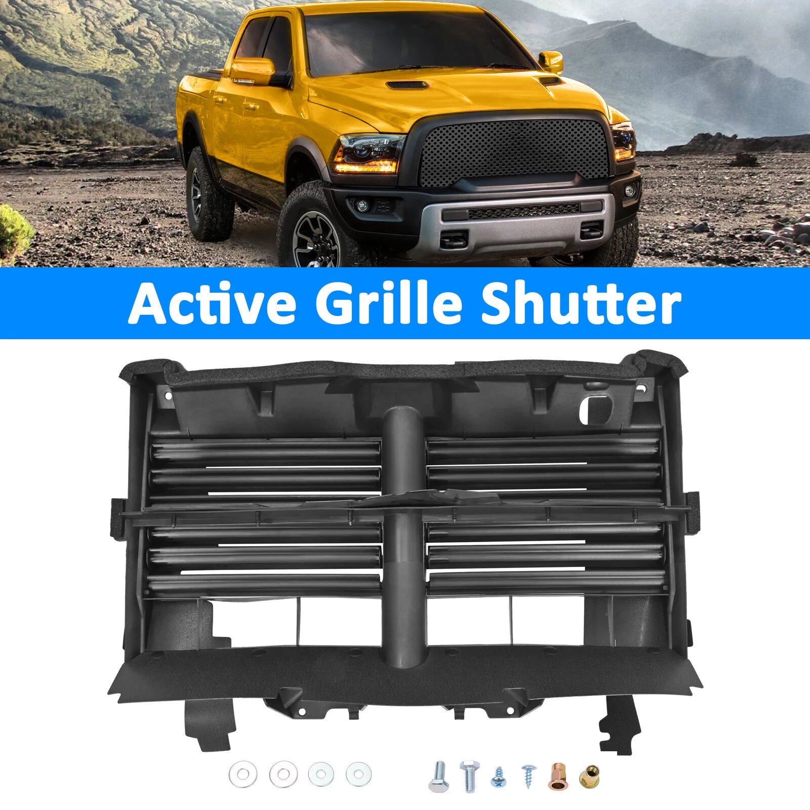 Active Grille Shutter for Dodge Ram 1500 (2013–2018)