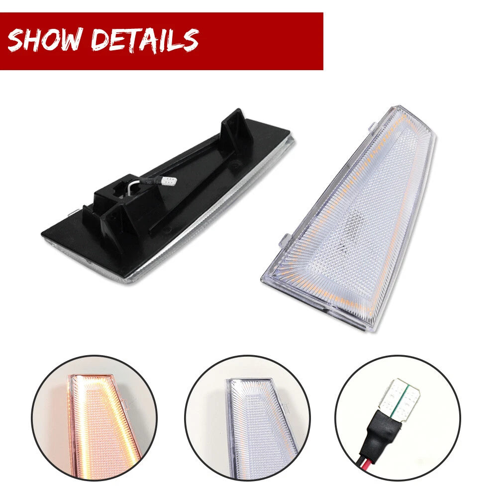 Amber LED Side Marker Lights for Chevrolet Malibu El Camino (1980–1981)
