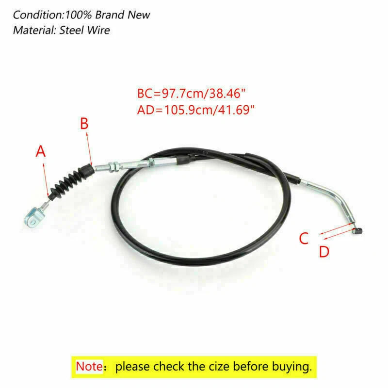 Clutch Cable for Suzuki GW250 Inazuma (2014–2017) 58200-48HC0