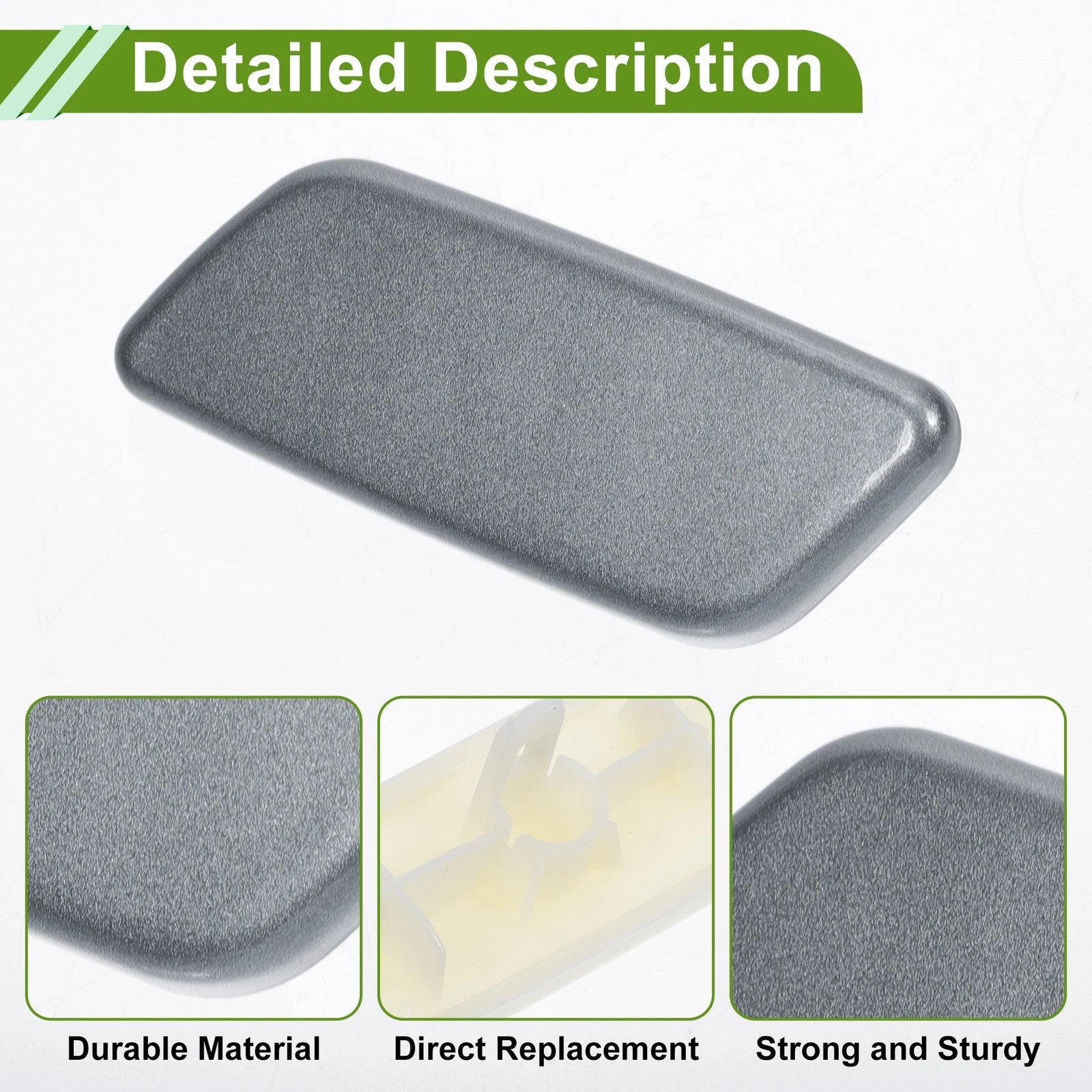 Front Left Washer Nozzle Cover Cap for Toyota Prado (2012–2015) 8504560090 Gray