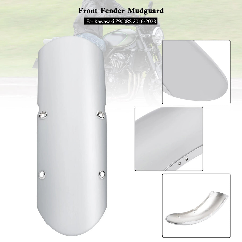 Front Fender Mudguard Fairing for Kawasaki Z900RS (2018–2023) Chrome