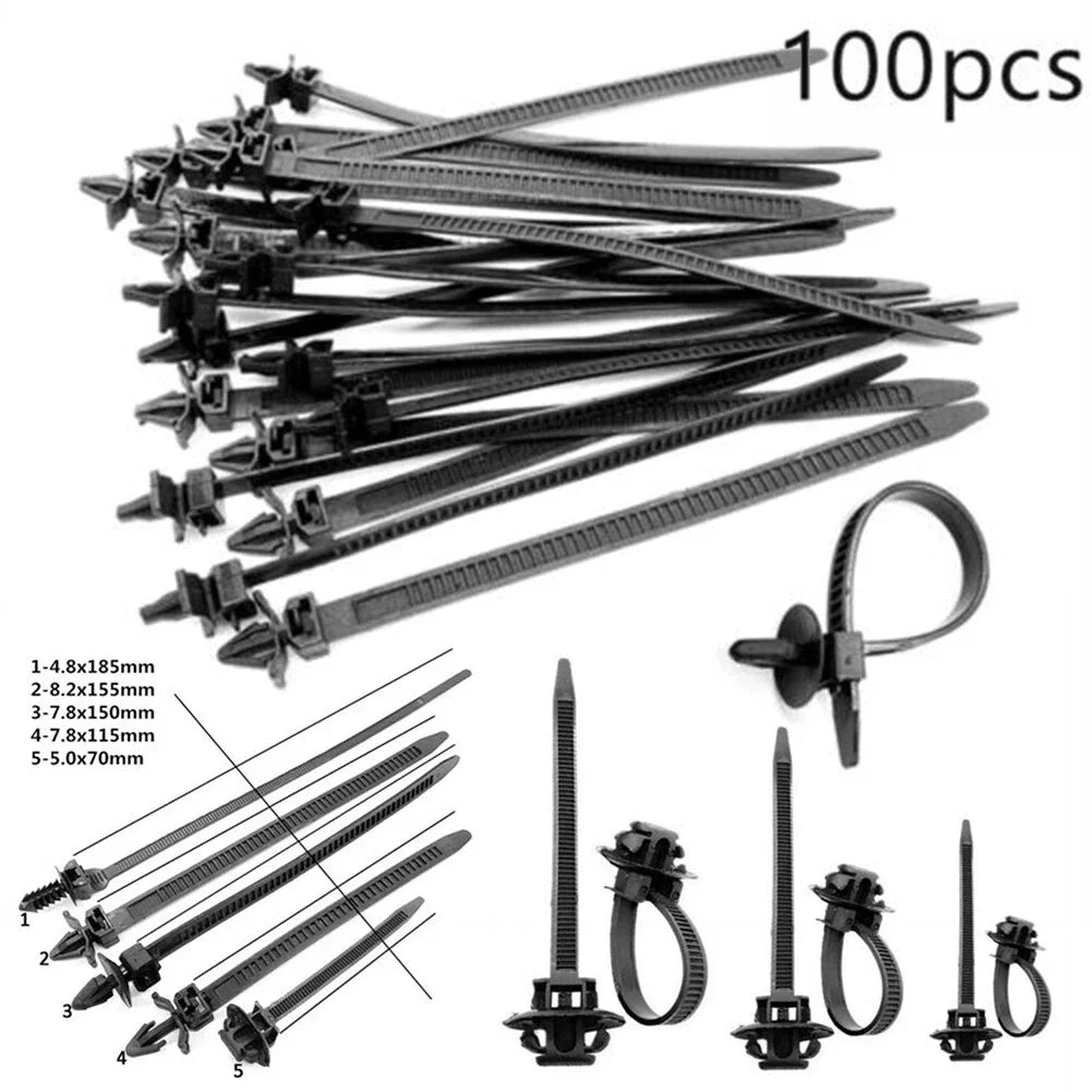 Fastener Car Clips Bundled Wire Bands 4.8��185mm 5��70mm 7.8��150mm