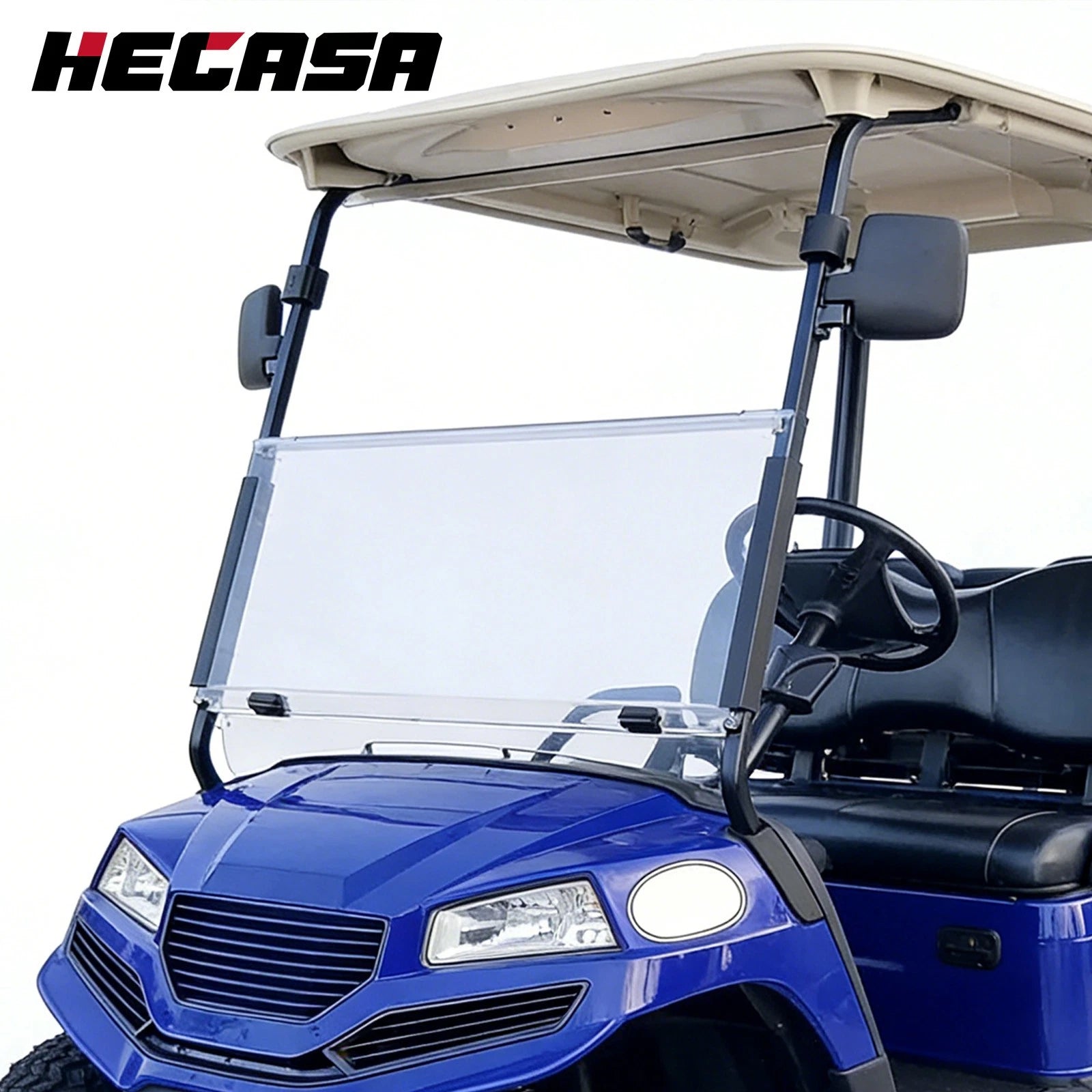 Clear Folding Windshield for Yamaha G29 Drive (2007–2016)