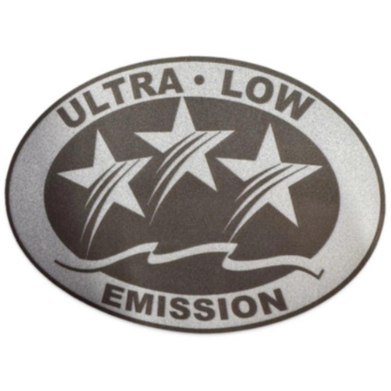 3X Outboard Graphic Sticker Decal for Ultra Low Emission (Light Gray)