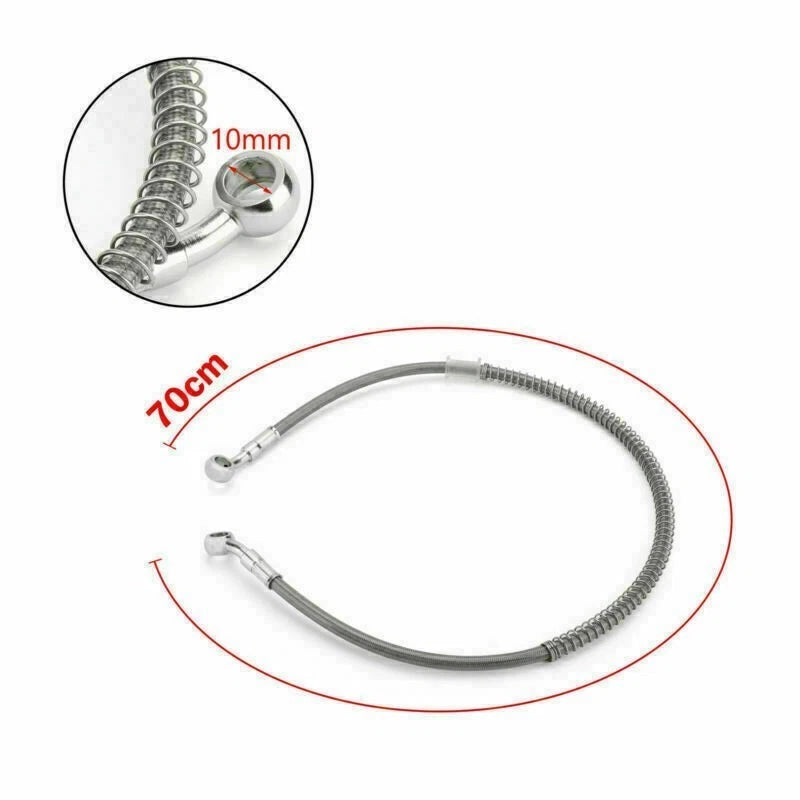 Brake Oil Hose Line with Banjo Fitting for Motorcycle (70cm/28")
