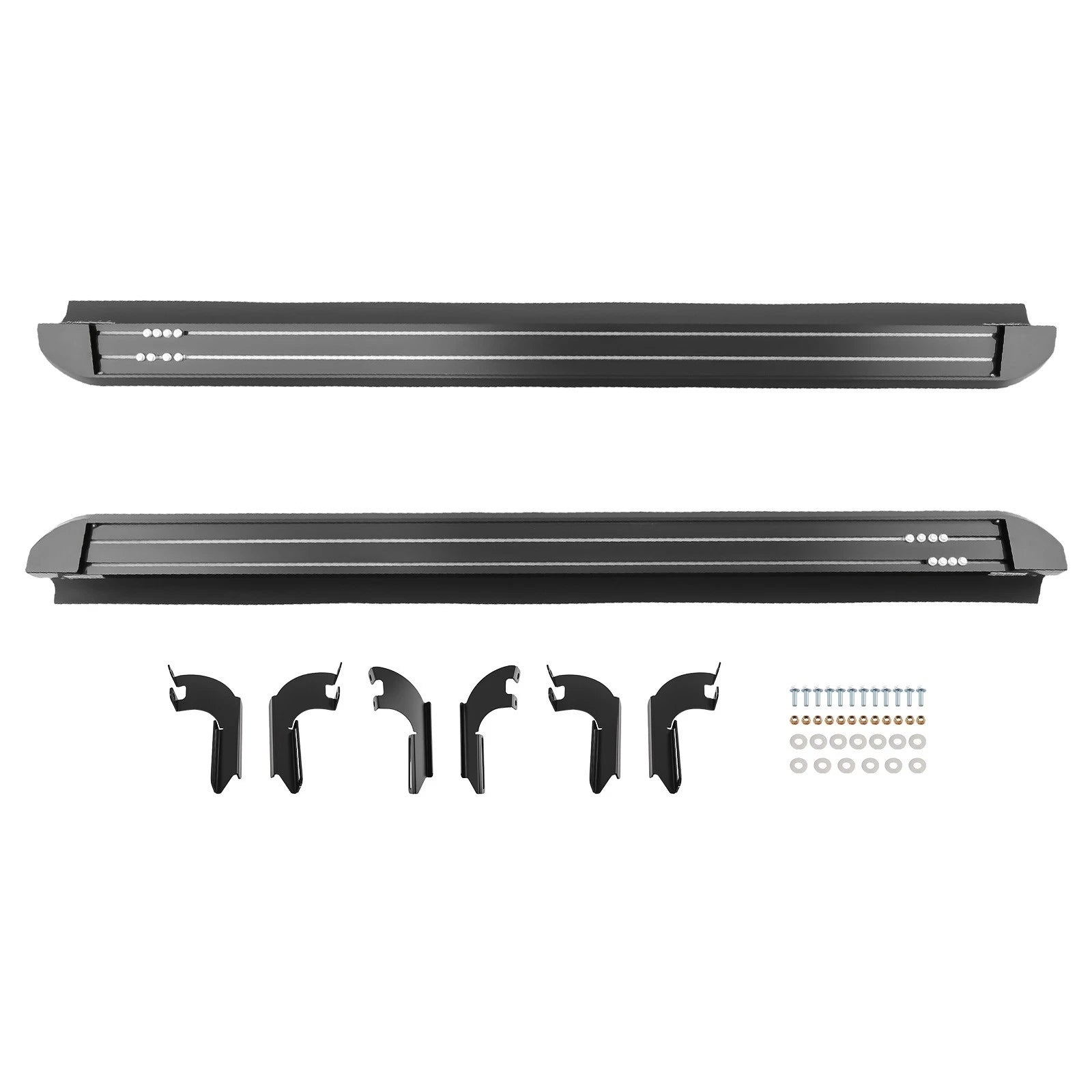 Black Side Step Running Board for Honda Pilot 2023-2025 Aluminum Non-Slip Design