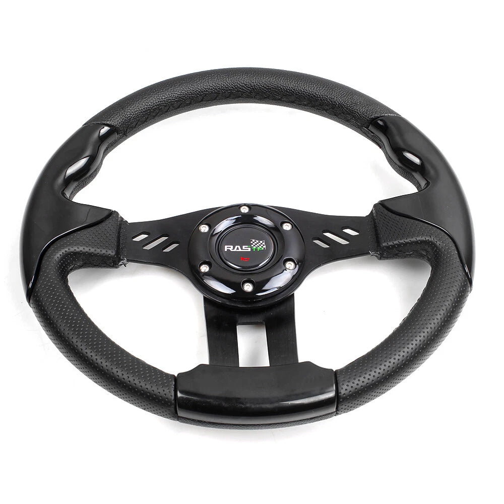 6-Bolt Aluminum 13" Racing Steering Wheel for Universal Fit (RHD)