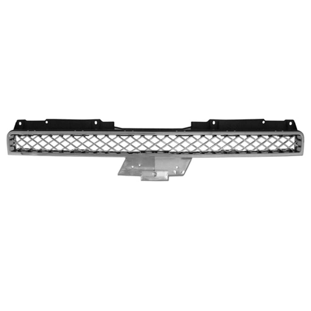 Replacement Chrome Plastic Front Upper Grille (See compatibility Chart)