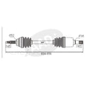 LH CV Shaft for Ford Festiva (1991-2000)