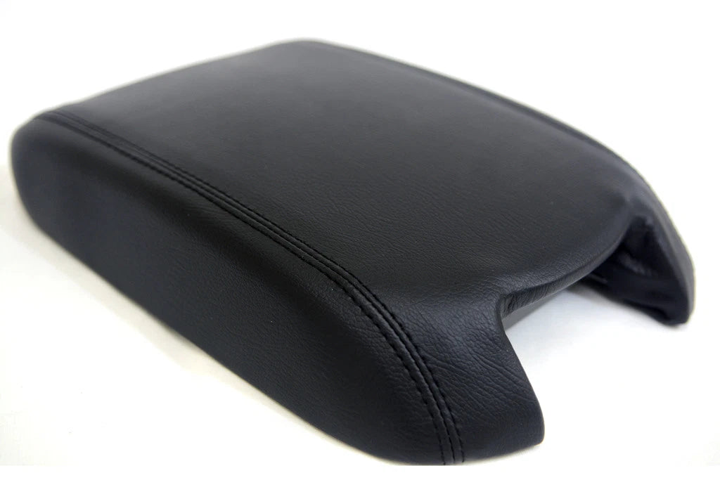 Center Console Armrest Cover for Ford Taurus (2010–2019) Black Leather