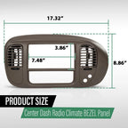 Center Dash Radio Bezel with Air Vent for Ford F150 Expedition (1997–2003)