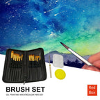 15Pcs Acrylic Oil Painting Brushes Set for Artists