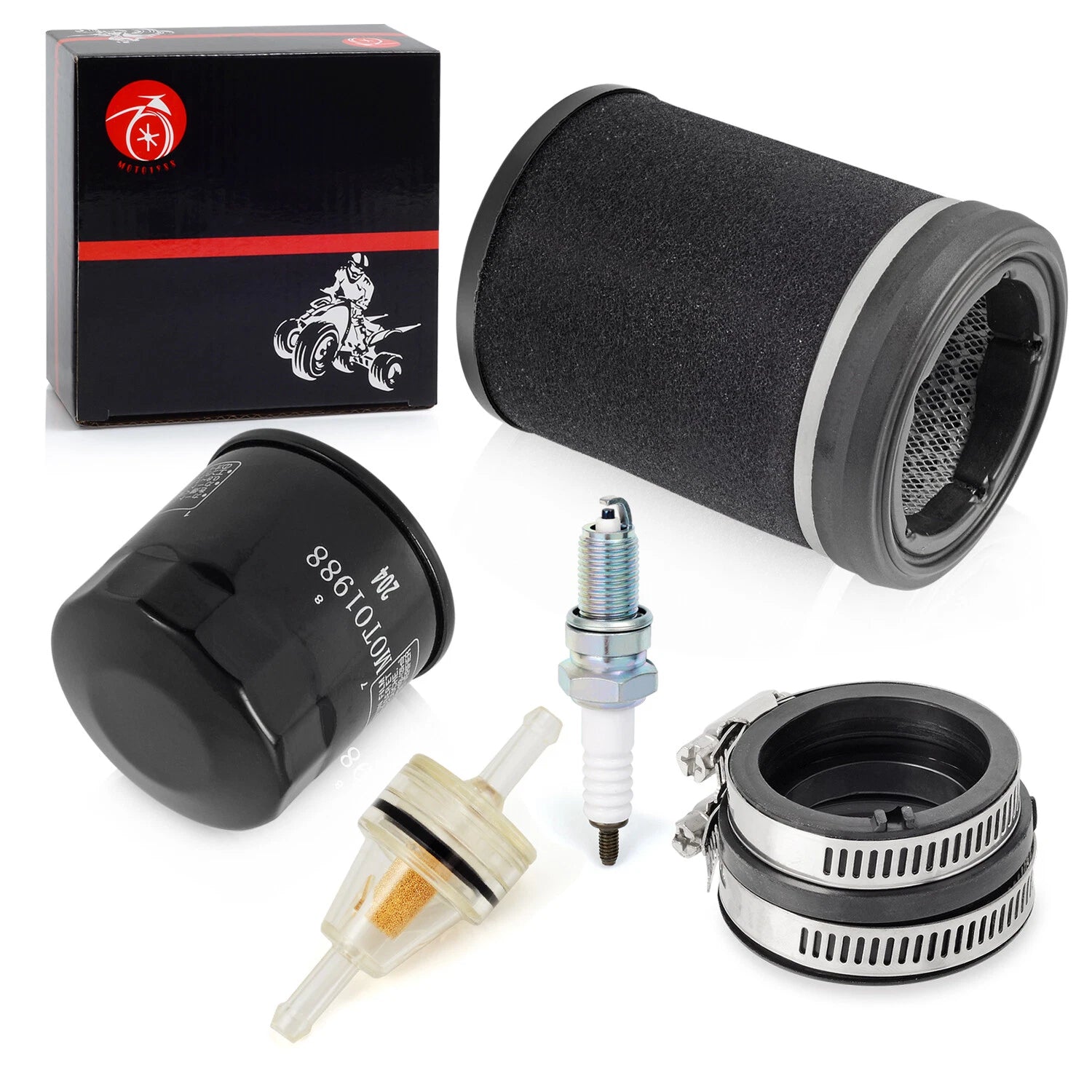 Air Filter & Oil Filter Set for Kawasaki Prairie 360 KVF360 (2003–2013)