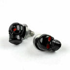 2X Black Skull License Plate Frame Screw Bolts for Universal Motorcycle