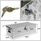 30" Aluminum Toolbox for Truck Underbody Storage (Universal Fit)