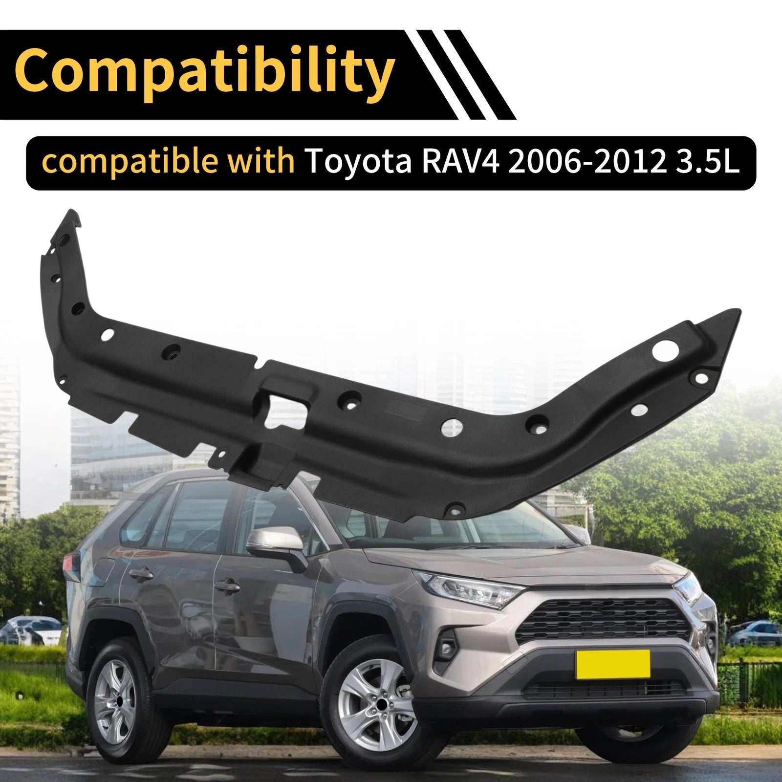 Radiator Support Cover for Toyota RAV4 2006–2012 No. 532890R010