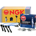 Set of 4 NGK Iridium IX Platinum Spark Plugs for Kia Rio 1.6 L4 (2003–2005)