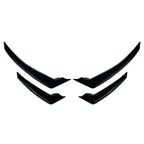 Glossy Black Front Bumper Side Air Vent Trim for Alfa Romeo Stelvio (2017-2025)