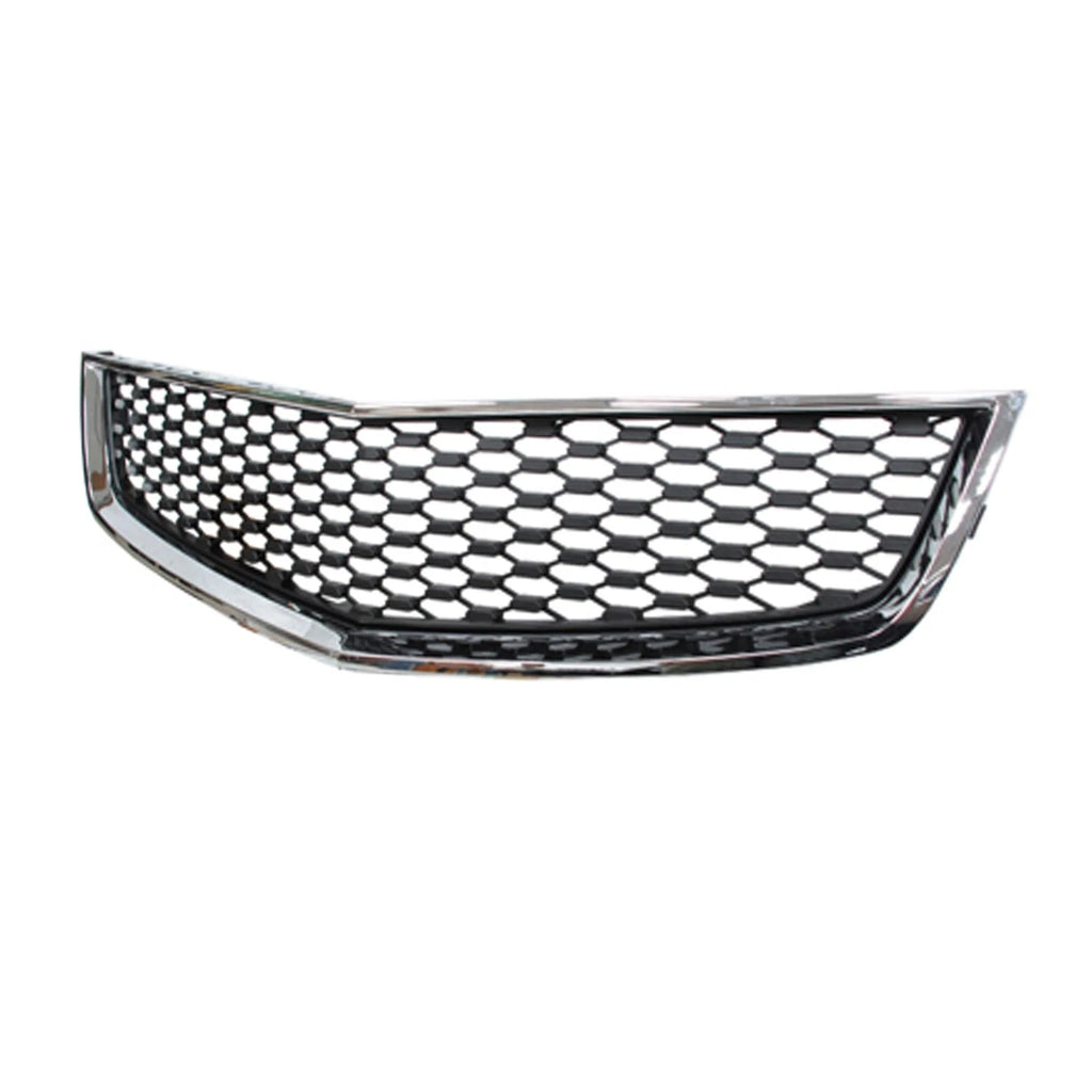 Front Lower Grille Replacement Black Chrome Plastic for 2010-2015 Chevy Equinox