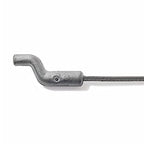Throttle Cable Assembly for Lawnmower (1.9m, Z End Clamp, Galvanized)