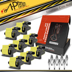 8X Ignition Coil & Iridium Spark Plug for Chevy Silverado (2007–2019)
