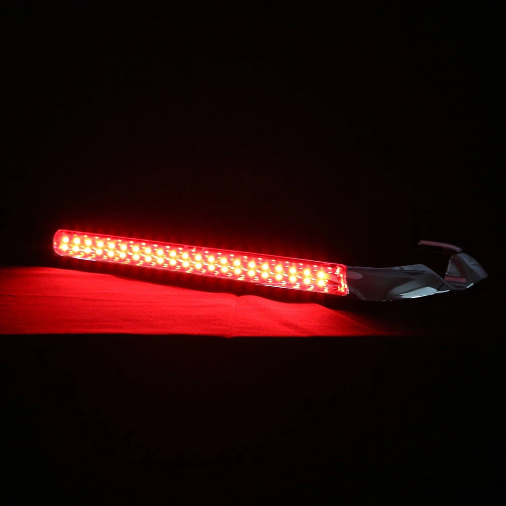 Pair Red LED Saddlebag Side Marker Lights for Harley Touring Electra Glide (2014–2024)