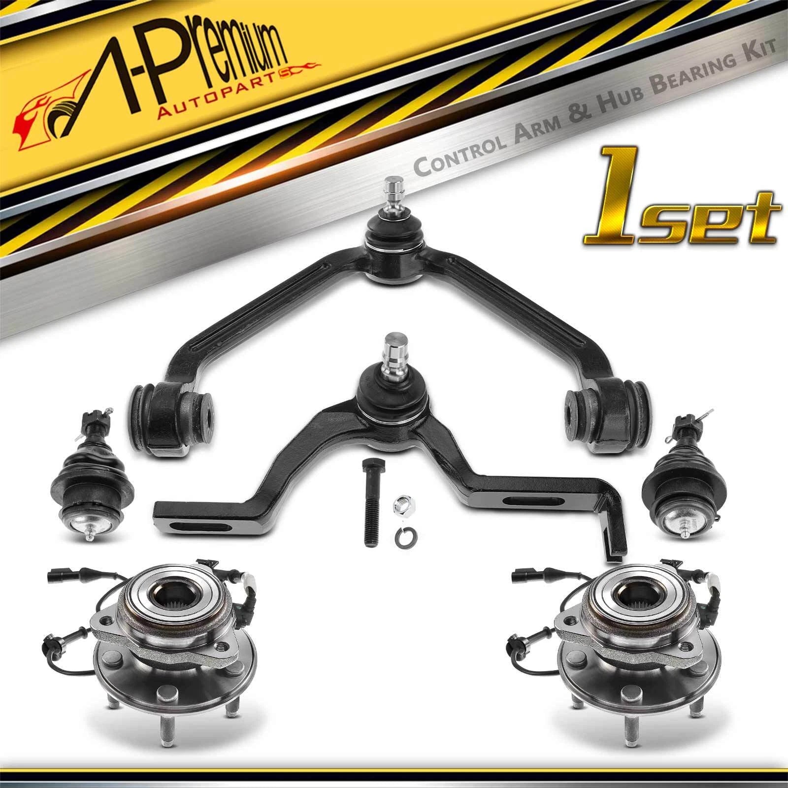 6x Wheel Hub Bearing Control Arm Ball Joint for Ford Explorer (2002–2010)