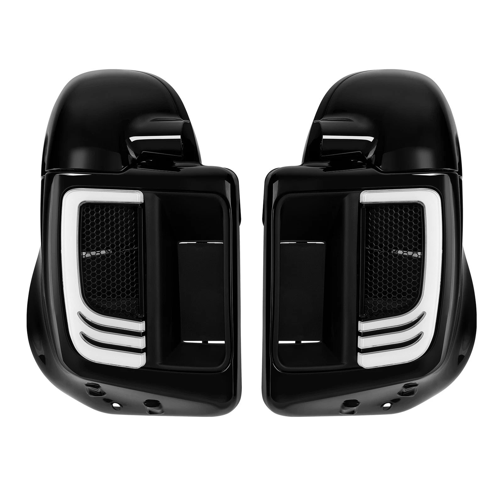 Lower Vented Fairings Speaker Box Pod & Lights for Harley Road Glide (2014–2024)