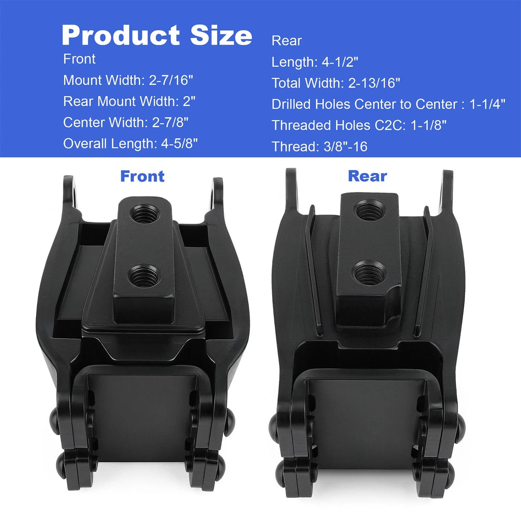 2X Engine Motor Mount Isolators for Harley Davidson Dyna FXD/FXDWG (1991–2017)