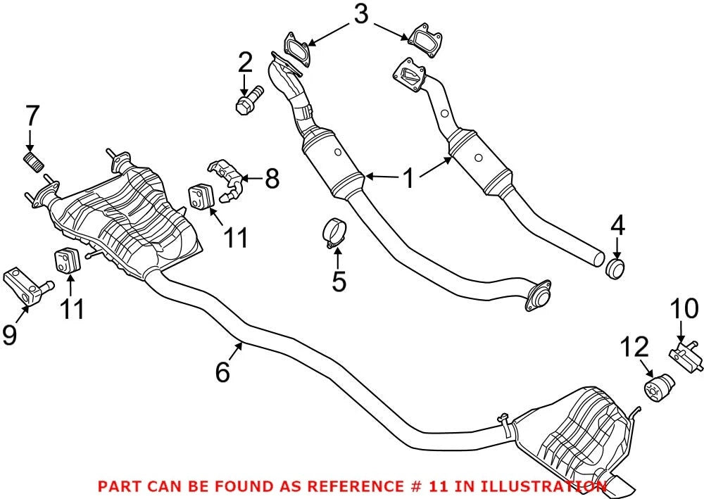 Exhaust System Hanger for Dodge Durango (2011–2023)