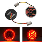 2X 1157 LED Turn Signal Light Inserts for Harley Softail Touring Dyna Sportster